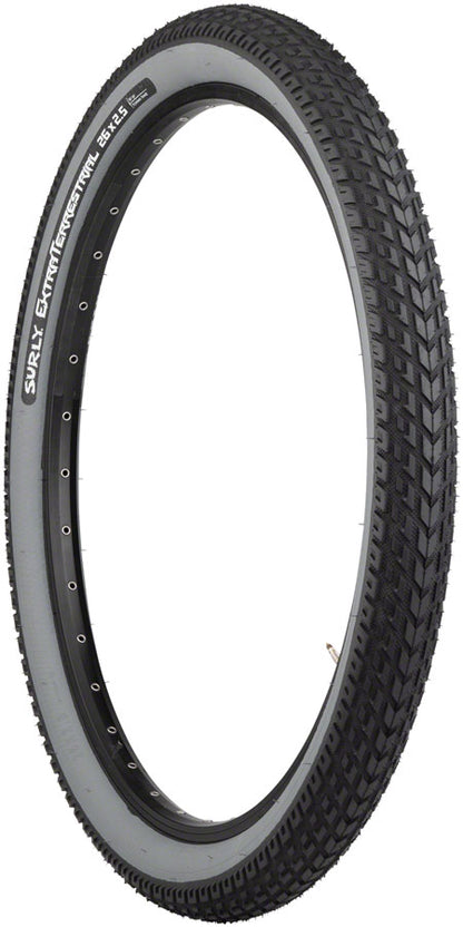 NEW Surly ExtraTerrestrial Tire Surly ExtraTerrestrial Tire - 26 x 2.5, Tubeless, Folding, Black/Slate, 60tpi - Around the Cycle