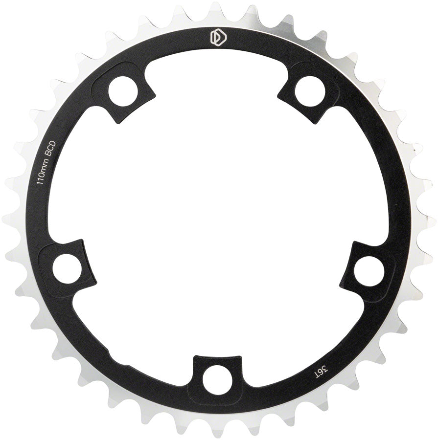 NEW Dimension Multi Speed 36t x 110mm Middle Chainring Black