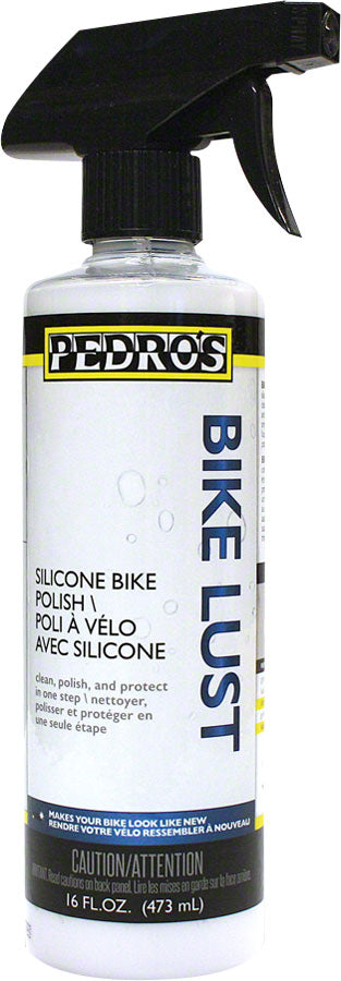 NEW Pedro's Bike Lust Silicone Polish and Cleaner: 16oz/475ml