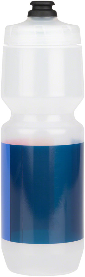 NEW Salsa Team Polytone Purist Water Bottle - Clear, Dark Blue, Blue, w/ Stripes, 26oz - Around the Cycle