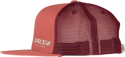 NEW Salsa Block Hat - Red Clay, Burgundy, Adjustable - Around the Cycle