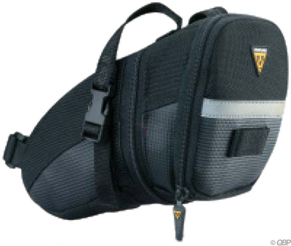 NEW Topeak Aero Wedge Seat Bag: LG, Black