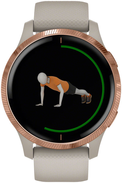 NEW Garmin Venu GPS Watch - Light Sand/Rose Gold