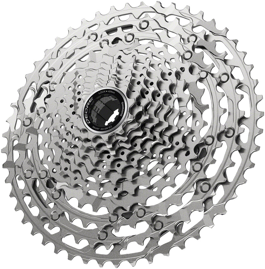NEW Shimano Deore M5100 Cassette Shimano Deore CS-M5100-11 Cassette - 11-Speed, 11-51t, Silver - Around the Cycle