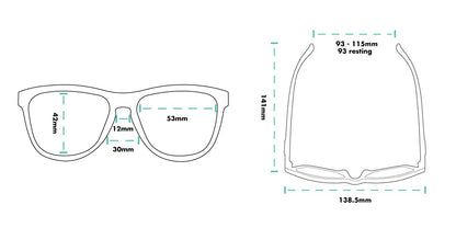 NEW Goodr Iced by Yetis Sunglasses