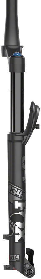 NEW FOX 34 Performance Elite Suspension Fork - 29", 130 mm, 15QR x 110 mm, 44 mm Offset, Matte Black, FIT4, 3-Position