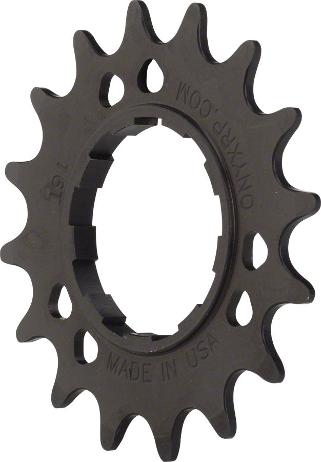 NEW Onyx Aluminum Cog: 3/32", 16t, Black - Around the Cycle