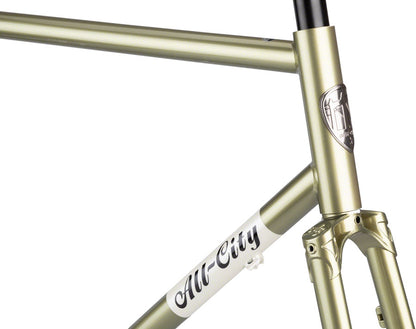 NEW All-City Super Professional Frameset - Flash Basil City Frame - Around the Cycle