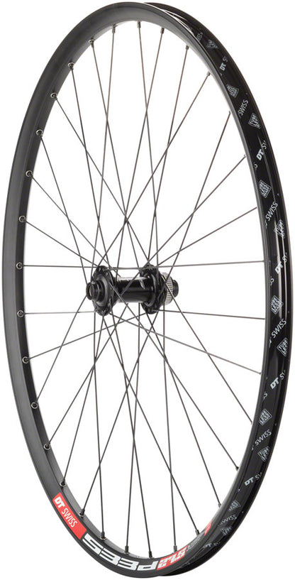 NEW Quality Wheels 105/DT 533d Front Wheel - 27.5", 12 x 100mm, Center-Lock, Black - Around the Cycle