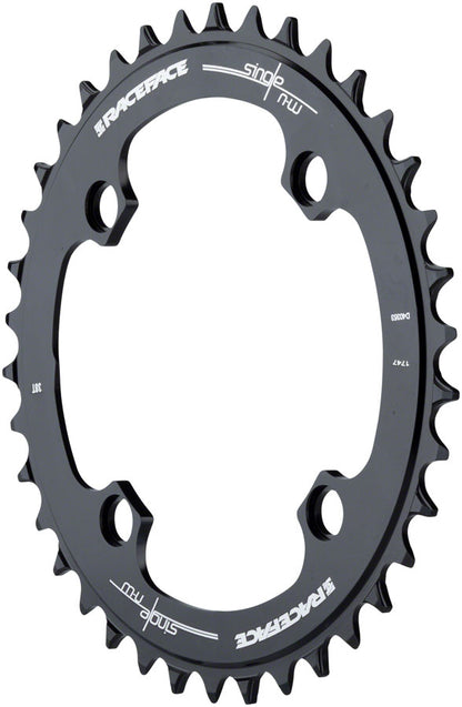 NEW RaceFace Narrow Wide Chainring: 104mm BCD, 36t, Black - Around the Cycle