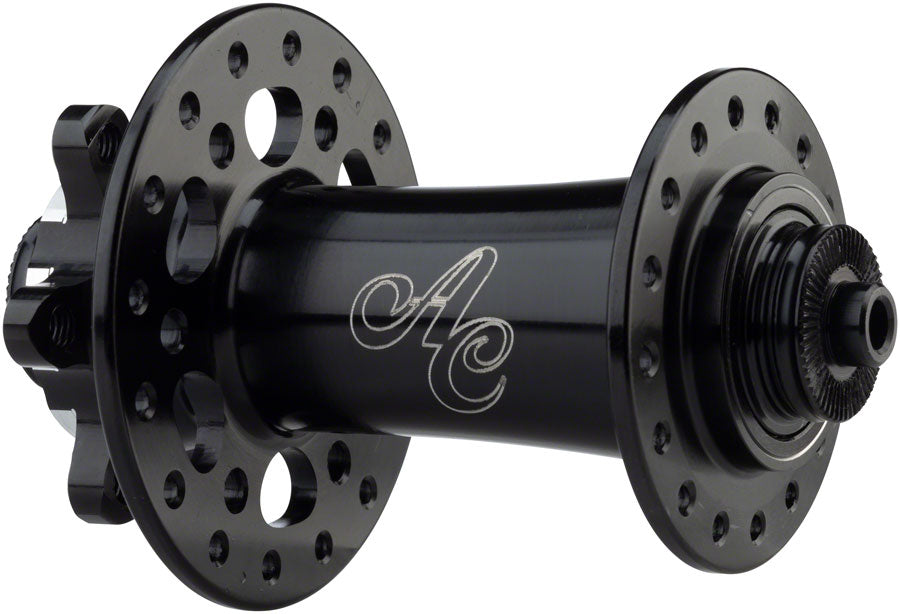 NEW All-City Go-Devil Front Hub - 15/12/QR x 100mm, 6-Bolt, Black, 32h