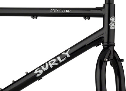 NEW Surly Bridge Club Gravel Touring Adventure Frameset - 27.5"/700c, Steel, Black - Around the Cycle