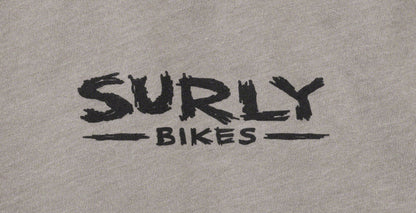 NEW Surly The Ultimate Frisbee Men's T-Shirt - Grey 2X-Large - Around the Cycle