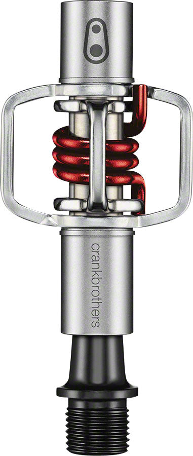 NEW Crank Brothers Egg Beater 1 Pedals - Dual Sided Clipless, Wire, 9/16", Red