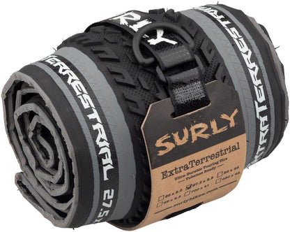 NEW Surly ExtraTerrestrial Tire Surly ExtraTerrestrial Tire - 27.5 x 2.5, Tubeless, Folding, Black/Slate, 60tpi - Around the Cycle