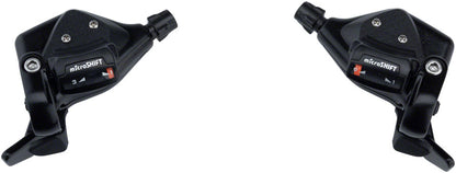 NEW microSHIFT TS71 Thumb Tap Shifter Set, 9-Speed, Triple, Optical Gear Indicator, Shimano Compatible
