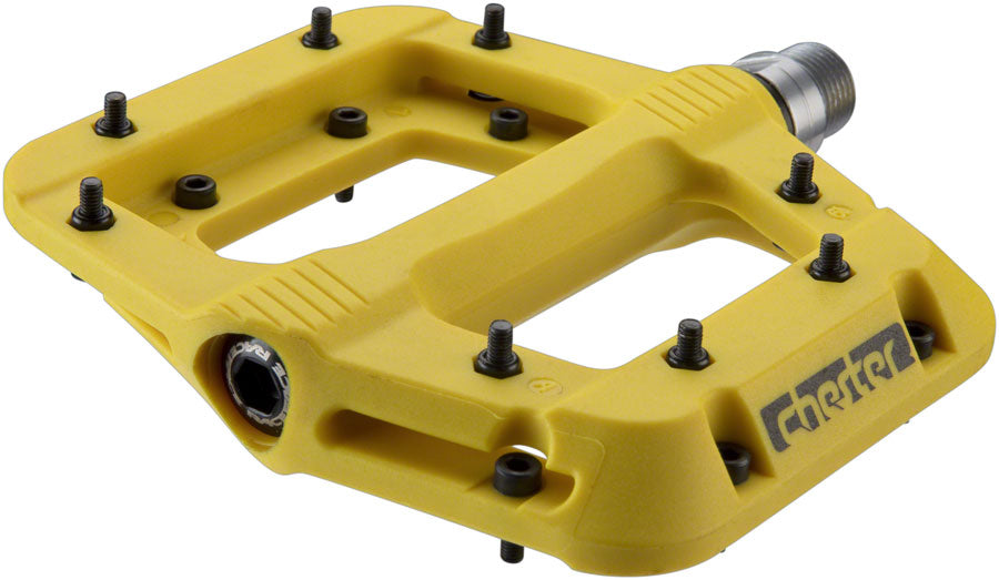 NEW RaceFace Chester Pedals - Platform, Composite, 9/16", Yellow
