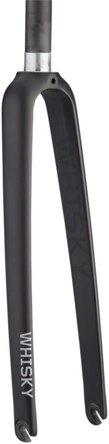 NEW Whisky Parts Co. No.7 Plus Road Fork WHISKY No.7 RD+ Fork - QR, 1-1/8" Straight Carbon Steerer, Mid Reach Rim Brake, Matte Black - Around the Cycle