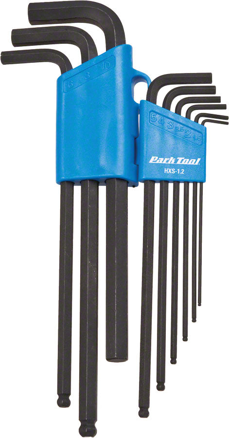 NEW Park Tool HXS-1.2 Pro Hex Wrench Set (1.5,2,2.5,3,4,5,6,8,10mm) - Around the Cycle