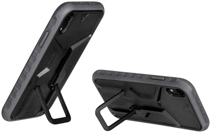 NEW Topeak Ridecase with Mount - Fits iPhone XR, Black/Gray