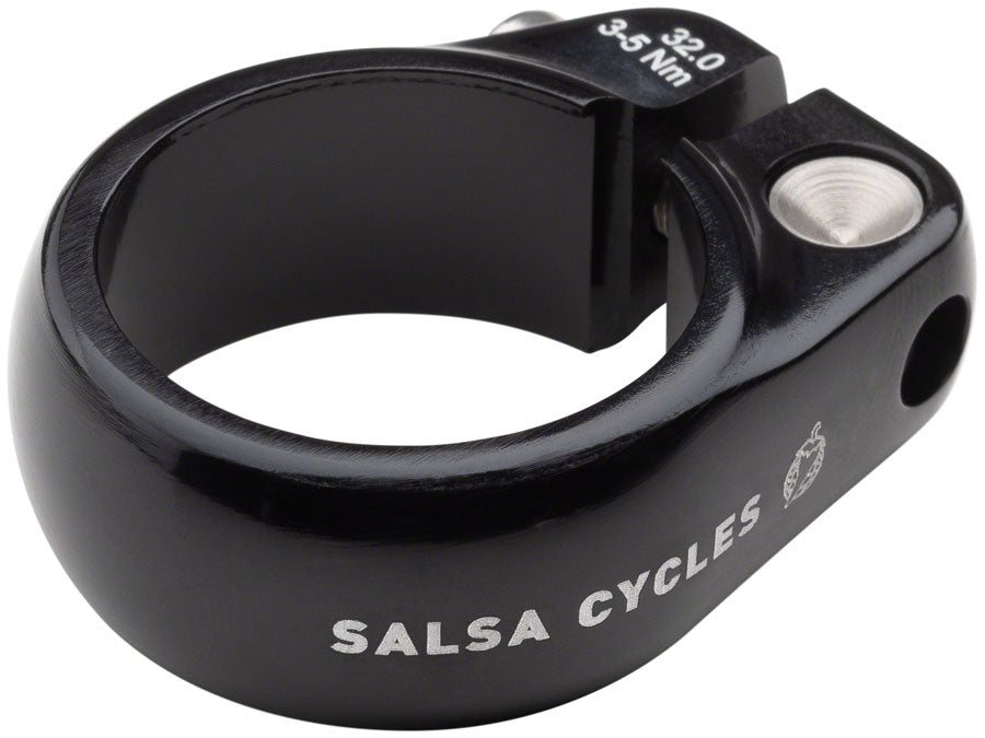 NEW Salsa Lip-Lock Seat Collar 32.0mm Black