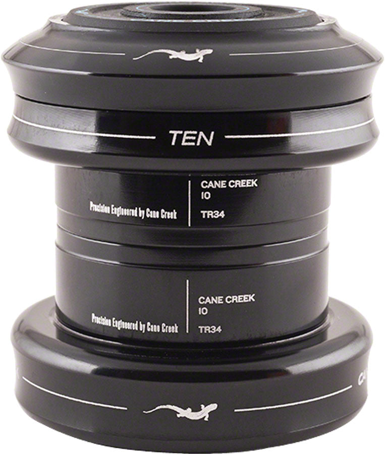 NEW Cane Creek 10 Series Complete Headset, EC34/28.6mm Upper and EC34/30.0mm Lower, Black
