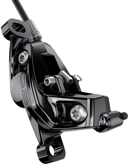 NEW SRAM G2 Ultimate Disc Brake and Lever - Front, Hydraulic, Post Mount, Carbon Lever, Titanium Hardware, Gloss Black, A2 - Around the Cycle