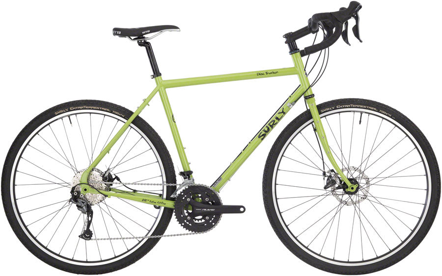 NEW Surly Disc Trucker Touring Bike 700c Steel Pea Lime Soup