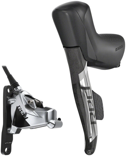 NEW SRAM RED eTap AXS HRD Shift/Brake Lever and Hydraulic Disc Caliper - Left/Front, Flat Mount, 20mm Offset, 950mm Hose, Black/Silver, D1