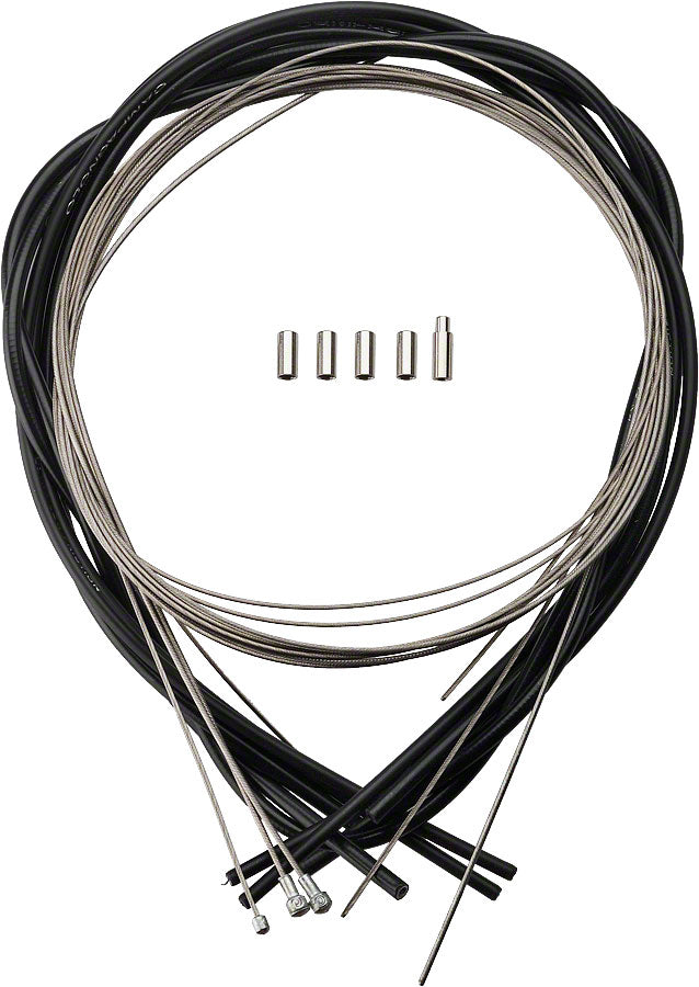 NEW Campagnolo Ultra Low Friction Cable and Housing Set for Brakes and Derailleurs, Black - Around the Cycle
