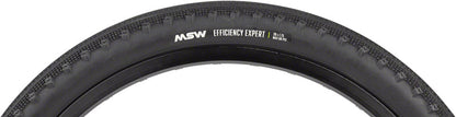 NEW MSW Efficiency Expert Tire - 20 x 1.75 Black Rigid Wire Bead 33tpi - Around the Cycle