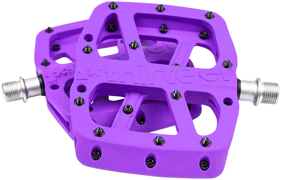 NEW e*thirteen Base Pedals - Platform, Composite, 9/16", Eggplant Purple - Around the Cycle