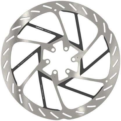 NEW SRAM HS2 Disc Brake Rotor - 200mm, 6-Bolt, Rounded, Silver/Black