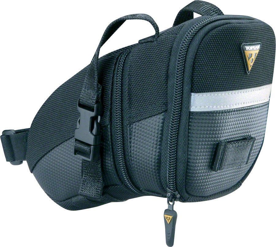 NEW Topeak Aero Wedge Seat Bag: MD, Black