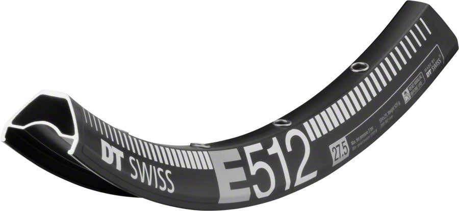 NEW DT Swiss E 512 Rim - 27.5", Disc, Black, 28H