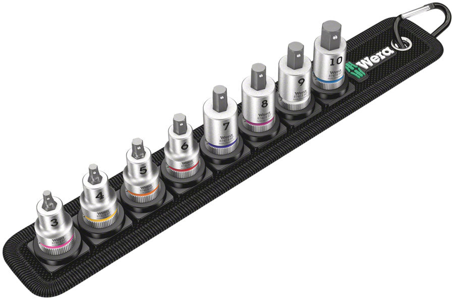 NEW Wera Belt B 2 Zyklop In-Hex-Plus bit socket set with holding function - 3/8" drive, 8 pieces