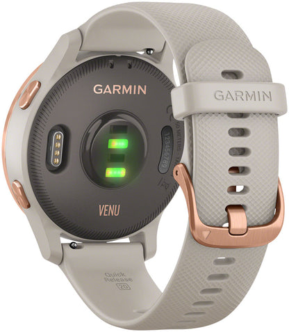 NEW Garmin Venu GPS Watch - Light Sand/Rose Gold