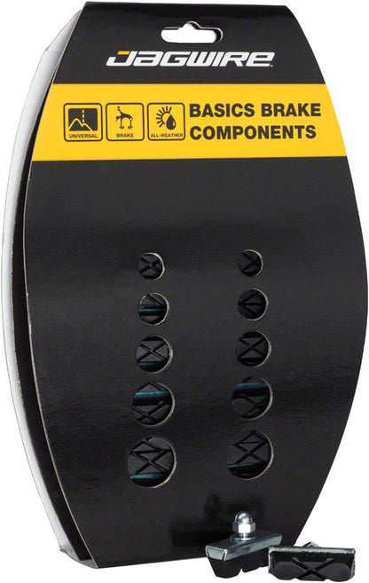 NEW Jagwire Basics X-Caliper Brake Pads Threaded Black Card of 20 Pairs - Around the Cycle