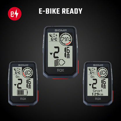 NEW Sigma ROX 2.0 GPS Bike Computer - Wireless, Rechargeable, Black