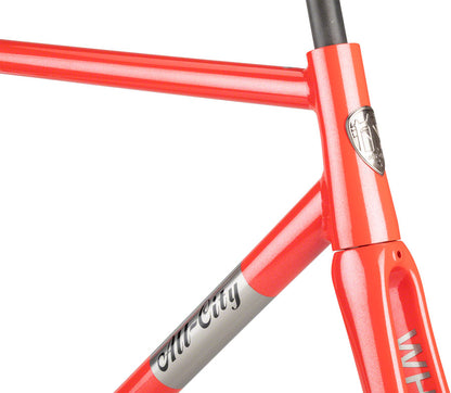 NEW All-City Thunderdome Frameset - Hot Pink Blink Track Frame