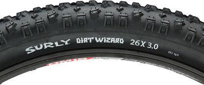 NEW Surly Dirt Wizard Tire Surly Dirt Wizard Tire - 26 x 3.0, Tubeless, Folding, Black, 60tpi - Around the Cycle