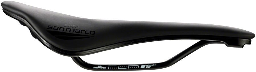 NEW Selle San Marco Shortfit Open-Fit Sport Saddle - Manganese, Black, Wide, v2.0