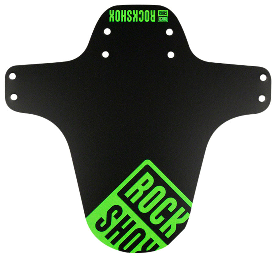 NEW RockShox MTB Fork Fender Black with Neon Green Print