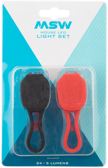 NEW MSW Mouse LED Lightset: Black/Red - Around the Cycle