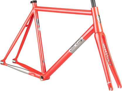 NEW All-City Thunderdome Frameset - Hot Pink Blink Track Frame