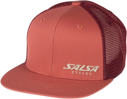 NEW Salsa Block Hat - Red Clay, Burgundy, Adjustable - Around the Cycle