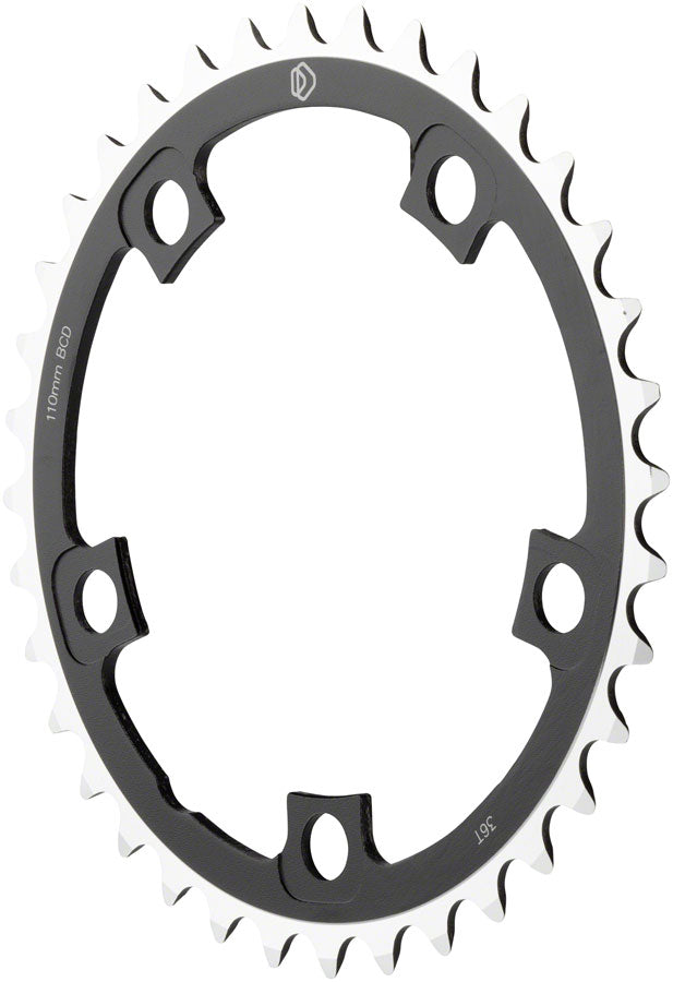 NEW Dimension Multi Speed 36t x 110mm Middle Chainring Black