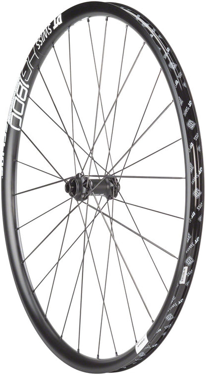 NEW DT Swiss HG 1800 Spline 25 Front Wheel - 650b, 12 x 100mm, Center-Lock, Black - Around the Cycle