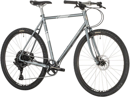NEW All-City Space Horse Flat Bar Microshift Gravel Bike - 650b Steel Moon Powder