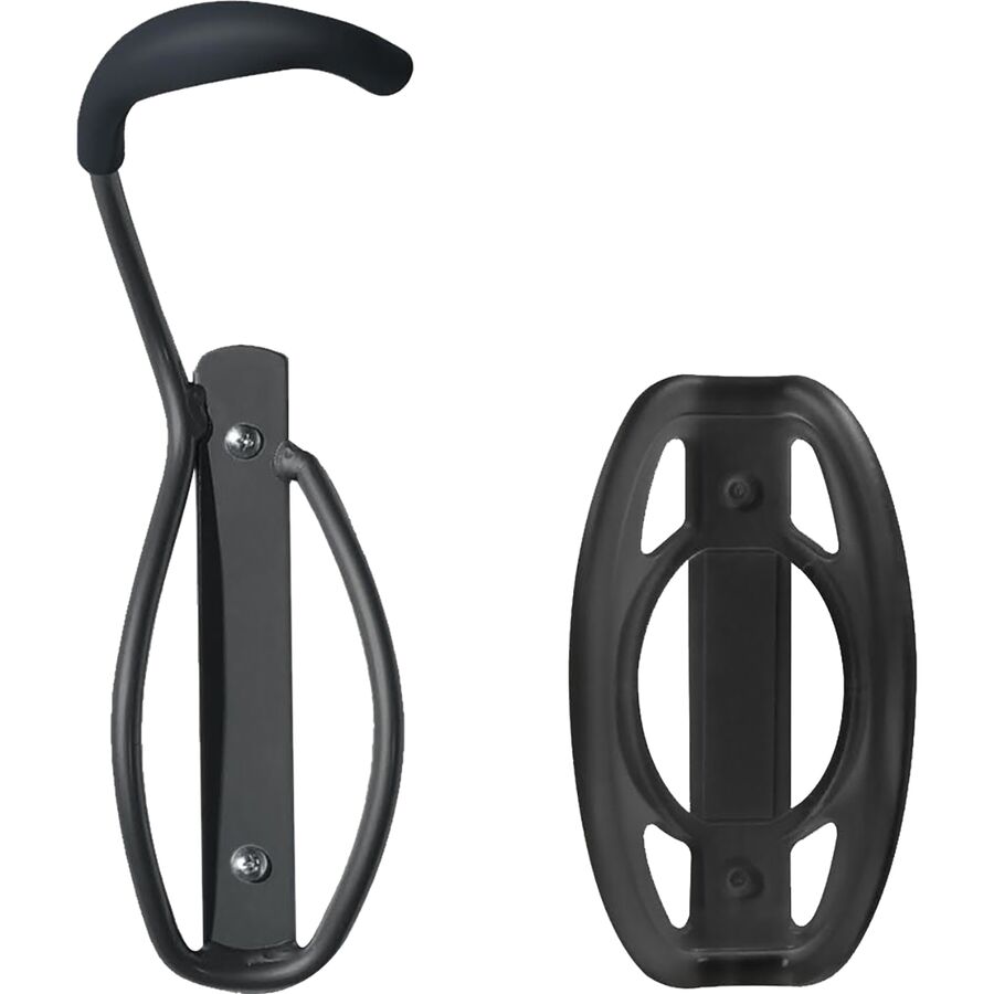 NEW Delta Single Bike Wall Mount Rack with Tire Tray: Holds One Bike, Black